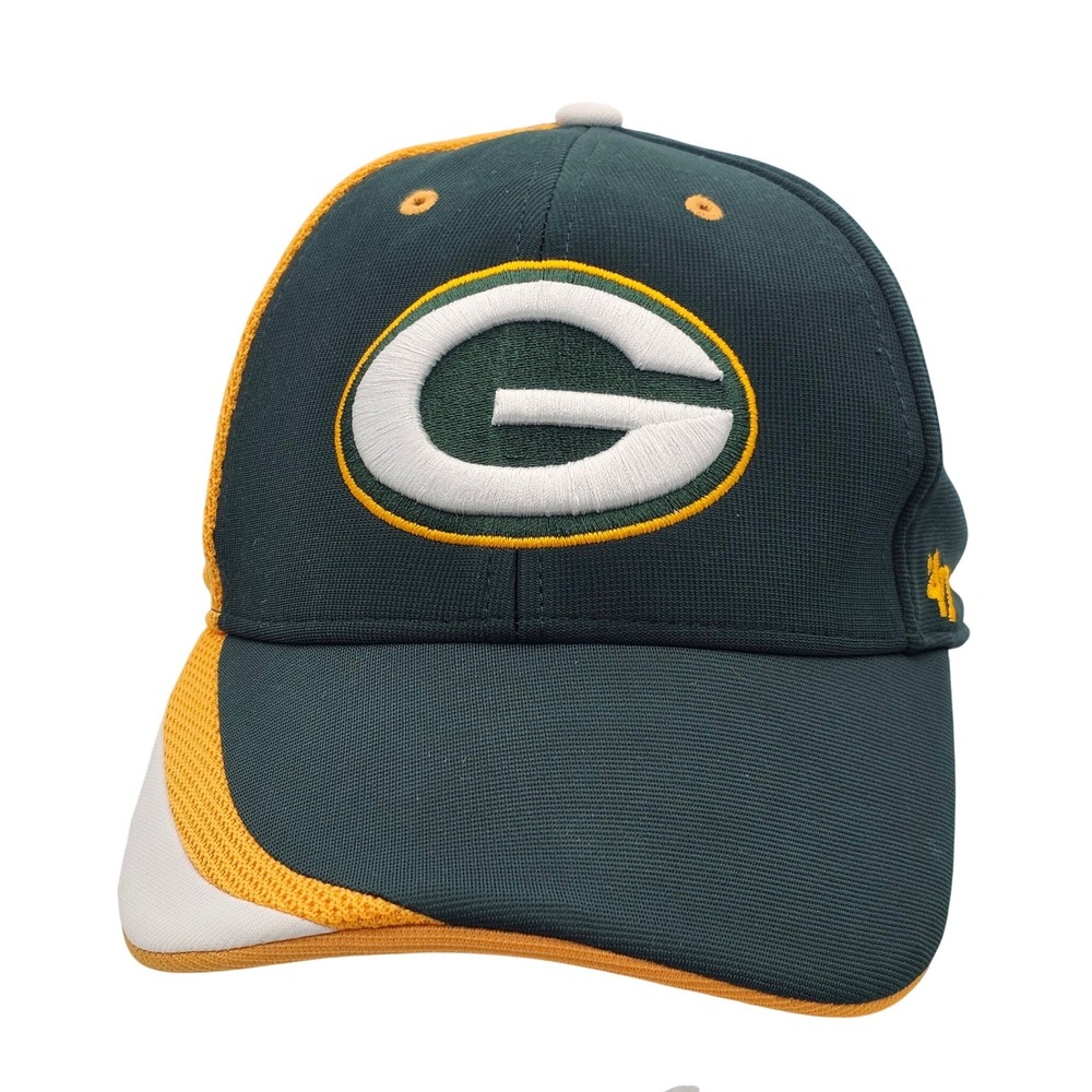 Green Bay Packers '47 Brand Performance Hat Green Gold Polyester Spandex OSFA